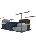 Avilia verstellbares Stahlregal für die Decke 183x91 cm Tragfähigkeit 200 kg EAN 8052879010149