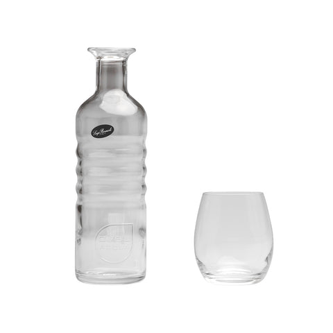 Set mit 6 Wassergläsern und einer Flasche 0,75l