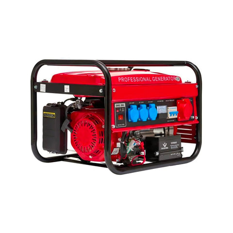 Stromgenerator mit Benzinmotor und 15-l-Tank, 9000w