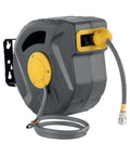 Daimann Druckluftschlauch 10 m mit automatischer Aufrollvorrichtung und Wandhalterung EAN 8056590070246