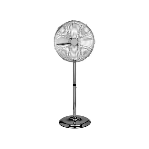 Verstellbarer Standventilator mit 4 Flügeln, 3 Geschwindigkeitsstufen und 50W
