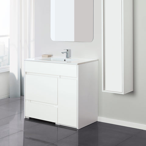 Feridras Badezimmerschrank mit Spiegel Family 90 cm EAN 8033237845986