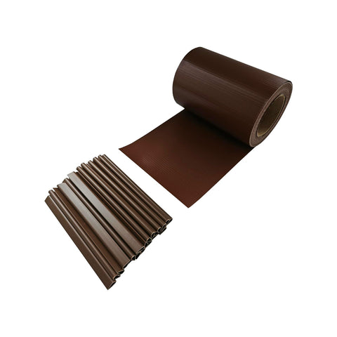 immagine-1-Garten-Freund-Sichtschutz für Balkon und Garten aus PVC 19x3500cm braun EAN-8023755059699