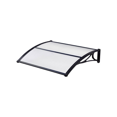 Vordach aus ABS mit opaler Abdeckung 1x1,2m