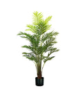 Garden Friend Areca-Palme aus Polyethylen mit 33 Blättern und Topf mit Moos 160cm EAN 8023755056483