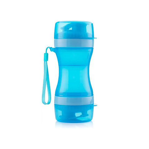 Flasche mit Spender für Wasser und Futter für Haustiere 300-200ml