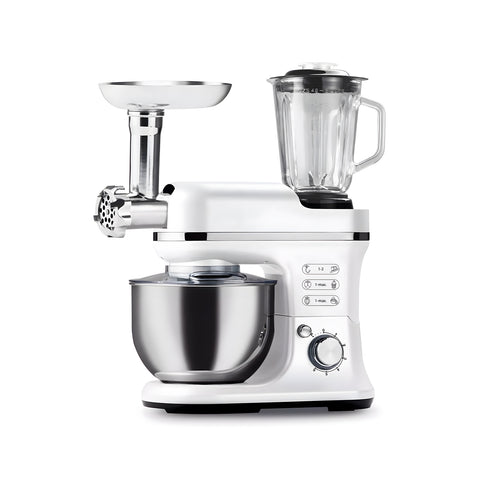 Planeten-Knetmaschine mit Fleischwolf und Mixer, 6,5 l, 1900 W