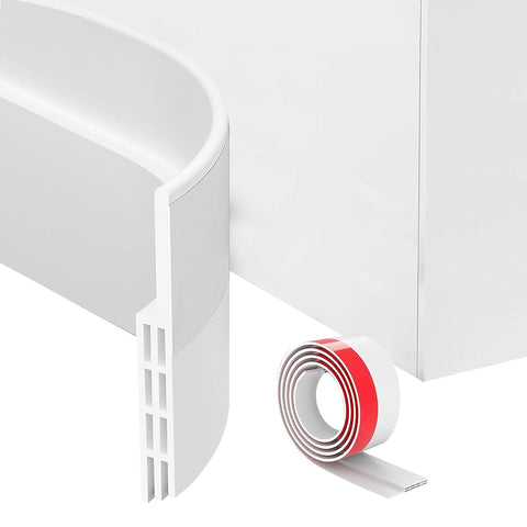 Selbstklebende Bürstendichtung für Türen 1 m aus PVC, wärme- und schalldämmend