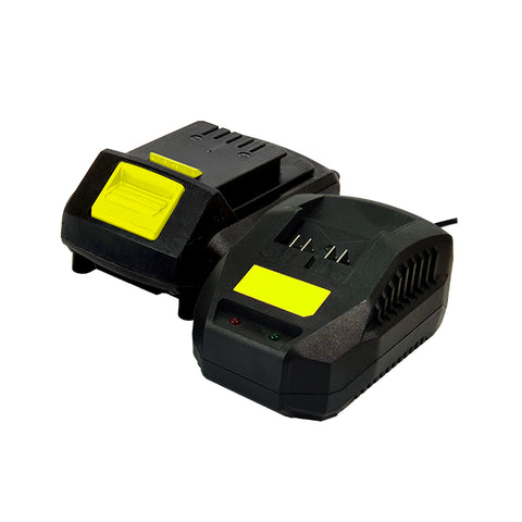 Akku-Set 2,0 Ah mit Ladegerät und 4 LEDs, 450 W