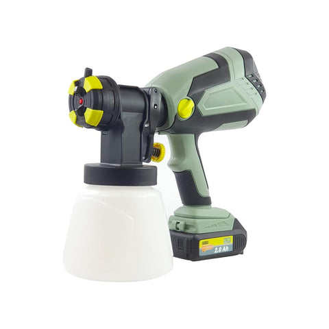 Farbsprühgerät mit HLVP-Technologie und Viskosimeter 1l 20v - 230hz