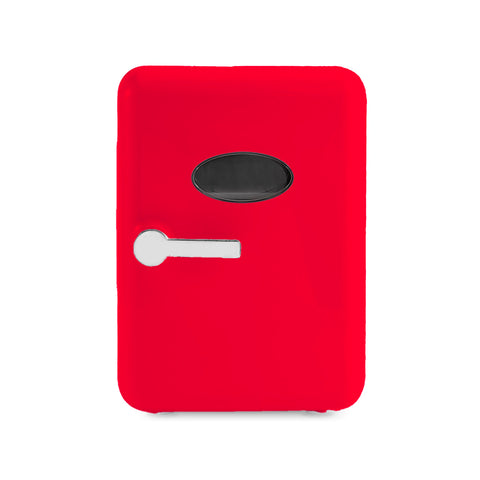 Mini-Kühlschrank, eintürig, 4 l, 42 W, Rot