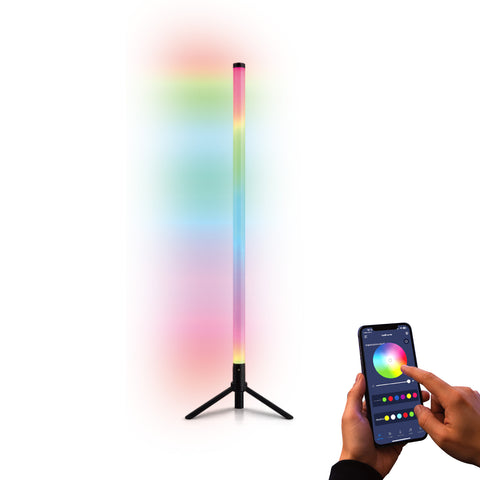 120-cm-LED-Röhre mit Musik-Synchronisation und Fernbedienung, 10 W