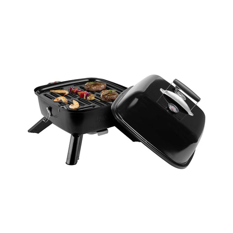 Tragbarer elektrischer 2 In 1-Grill mit abnehmbarem Grillrost, 2000w