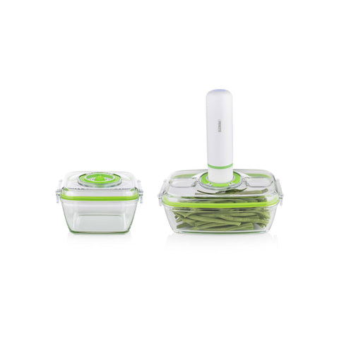 Tragbares Vakuumier-Set aus Glas mit Vakuumpumpe 1000ma