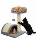 puppy lovers 50 cm hoher Kratzbaum für Katzen mit Sisalbogen und hängendem Spielzeug EAN 8054806950641