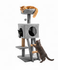 puppy lovers 92 cm hoher Kratzbaum für Katzen mit Schlafhöhle Leiter und Spielzeug EAN 8054806950597