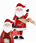 saint joy dear santa statua babbo natale porta lettere in metallo sportello ad apertura manuale altezza 545 cm dimensioni 28x19x545 cm ean 8050043127785