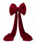 Saint Joy große rote Samtschleife 190 cm gepolsterte Dekoration mit Haken für Tür Baum und Innenräume EAN 8056819079647
