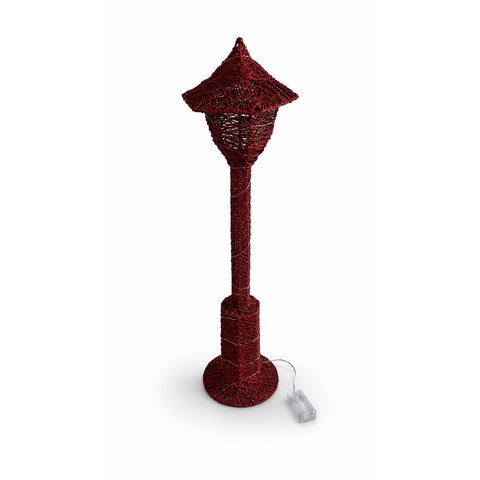 Saint Joy dekorative Weihnachtslaterne 90 cm mit Glitzer und LED-Lichtern in 3 Farben EAN 8056819079357