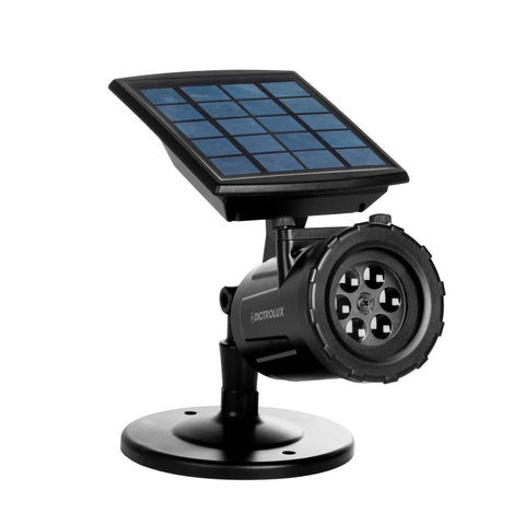 saint joy proiettore led solare con 2 slide natalizie intercambiabili effetti luminosi sistema di rotazione idrorepellente con picchetto di fissaggio ean 8056819081510