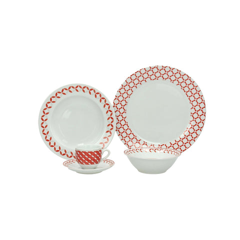 18-teiliges Porzellangeschirr-Set Olimpia Gilda