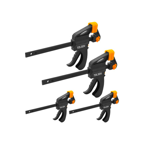 Bild-1-Tolsen-Set-4-Ratschenzwingen-mit-rutschfesten Auflagen-10-15cm-EAN-6933528711346