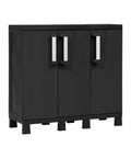 Bild-1-toomax-niedriger-Schrank-mit-3-Türen-und-2-verstellbaren-Einlegeböden-97x37x93cm-EAN-8009371021814