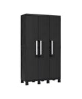 Bild-1-toomax-Besen-Schrank-mit-3-Türen-und-4-verstellbaren-Fachböden-97x37x173cm-EAN-8009371021913