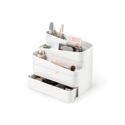 Bild-1-Umbra-Organizer für Kosmetik mit 3 stapelbaren Kunststoffschubladen-EAN-028295393775
