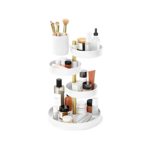 Kosmetik-Organizer mit 5 drehbaren Ablagen 23x35cm