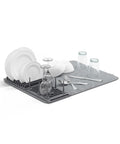 Bild-1-Umbra-Geschirrabtropfer-mit-absorbierender-Matte-47x17x9cm-grau-EAN-028295387224