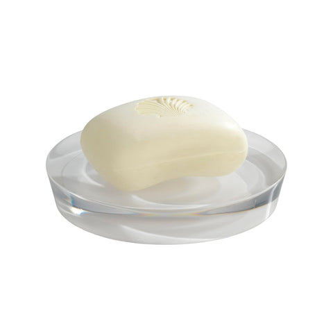 Seifenschale Tropic aus Polyresin, weiß
