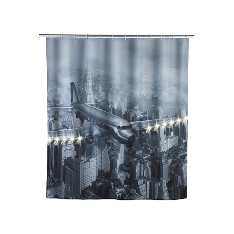Polyester-Duschvorhang mit LED