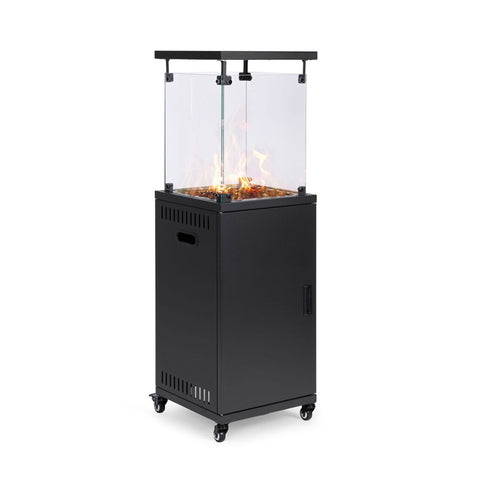 Wintem Gas-Feuerstelle für den Außenbereich mit Lavastein und Rädern 12 kW EAN 8052286432114