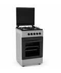 Wintem Gaskocher 50x50 cm mit 49-Liter-Gasofen 4 Brenner mit unterschiedlicher Leistung Sicherheitsventilen und Abdeckung EAN 8056819078930