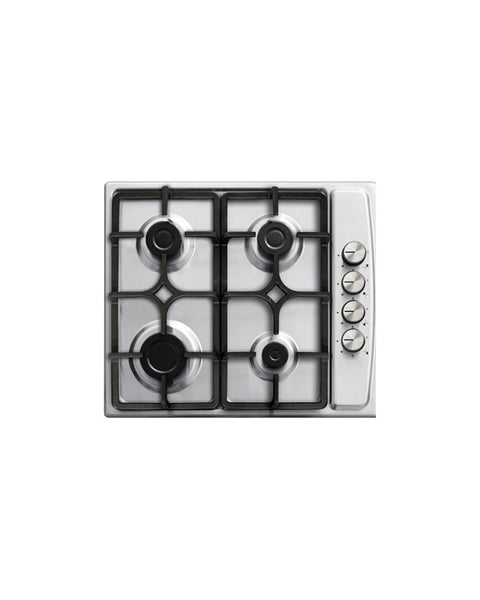 Wintem eingebautes Edelstahl-Gaskochfeld 60 cm mit 4 Brennern EAN 8056819078817