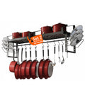 avilia home Wandorganizer mit 12 Haken für Töpfe Deckel und Küchenutensilien Set mit 2 EAN 8052879011047