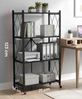 avilia home klappbares mobiles Regal mit 4 Ebenen und feststellbaren Schwenkrädern EAN 8052879010484