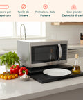 Avilia Küchenorganizer mit ausziehbarem platzsparendem Regal für Mikrowelle EAN 8052879010163