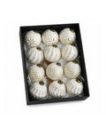 saint joy palline di natale set 12 pezzi a8 cm stile antico 2 colori ean 8050043128263