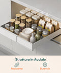 avilia home ausziehbarer Organizer für Schubladen und Vorratskammer verstellbares Mehrzwecktablett EAN 8052879011818