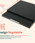 Avilia Küchenorganizer mit ausziehbarem platzsparendem Regal für Mikrowelle EAN 8052879010163