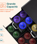 avilia home Organizer für Kaffeepads und Kapseln mit 4 Schubladen platzsparendes Design EAN 8052879010583