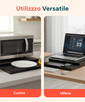 Avilia Küchenorganizer mit ausziehbarem platzsparendem Regal für Mikrowelle EAN 8052879010163