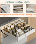 avilia home ausziehbarer Organizer für Schubladen und Vorratskammer verstellbares Mehrzwecktablett EAN 8052879011818