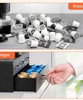 avilia home Organizer für Kaffeepads und Kapseln mit 4 Schubladen platzsparendes Design EAN 8052879010583
