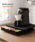 avilia home Kapselhalter für 36 Kaffeekapseln mit ausziehbarer Metallschublade und rutschfester Basis ean 8052879011269
