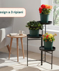 avilia home Blumentopfständer aus Eisen mit 3 Etagen 20 cm Pflanzenständer für den Innenbereich ean 8056819053227