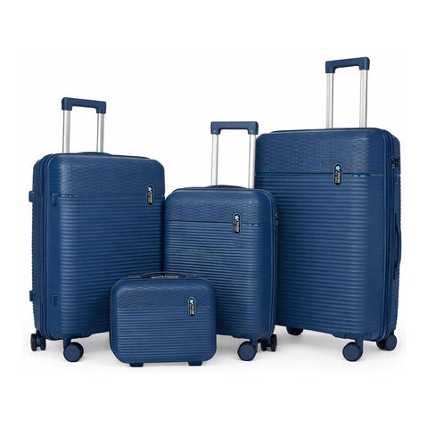 Avilia Home Set mit drei Hartschalen Beauty Trolleys vier Räder 56x66x76 cm EAN 8052879014635