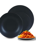 Bild-2-avilia-18-teiliges Geschirrset-aus-mattem-schwarzem-Porzellan-ean-8056897152997